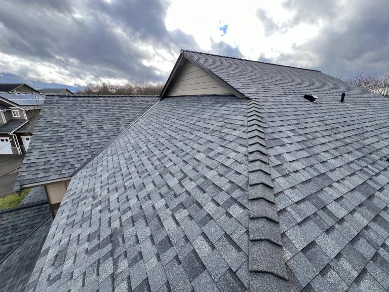 Finished roof by Skilled Roofing.