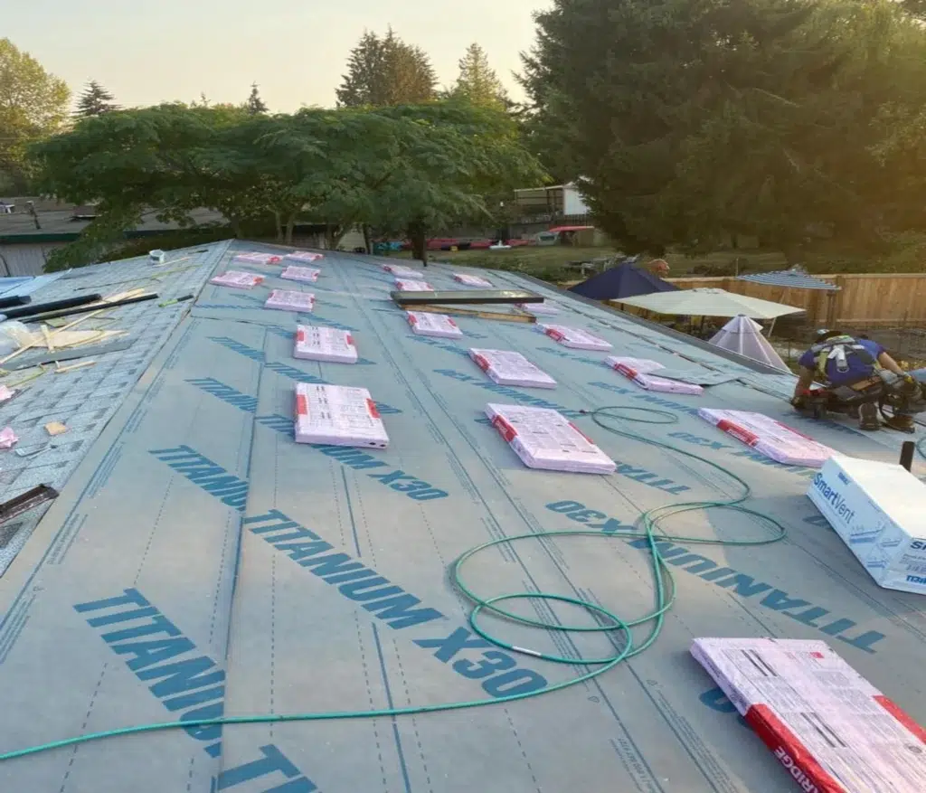 New Roof Construction in Lynnwood, WA