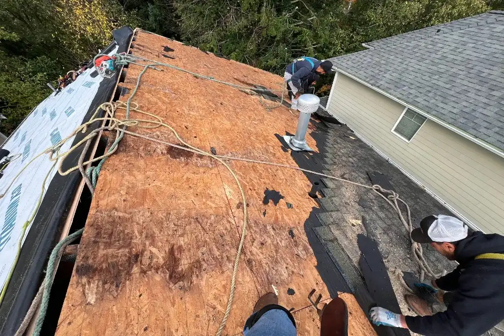 leaky roof repair near me Lynnwood